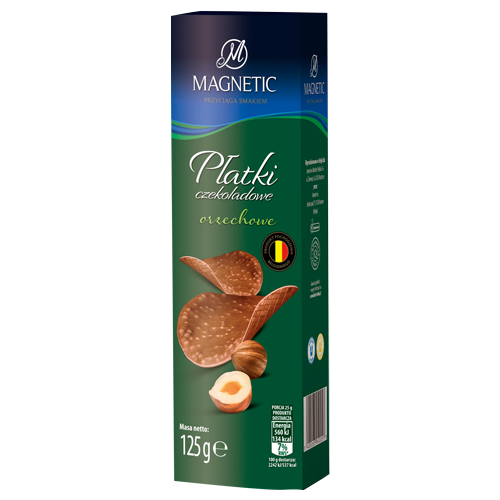 

Шоколадные чипсы Platki Czekoladowe orzechami 125g