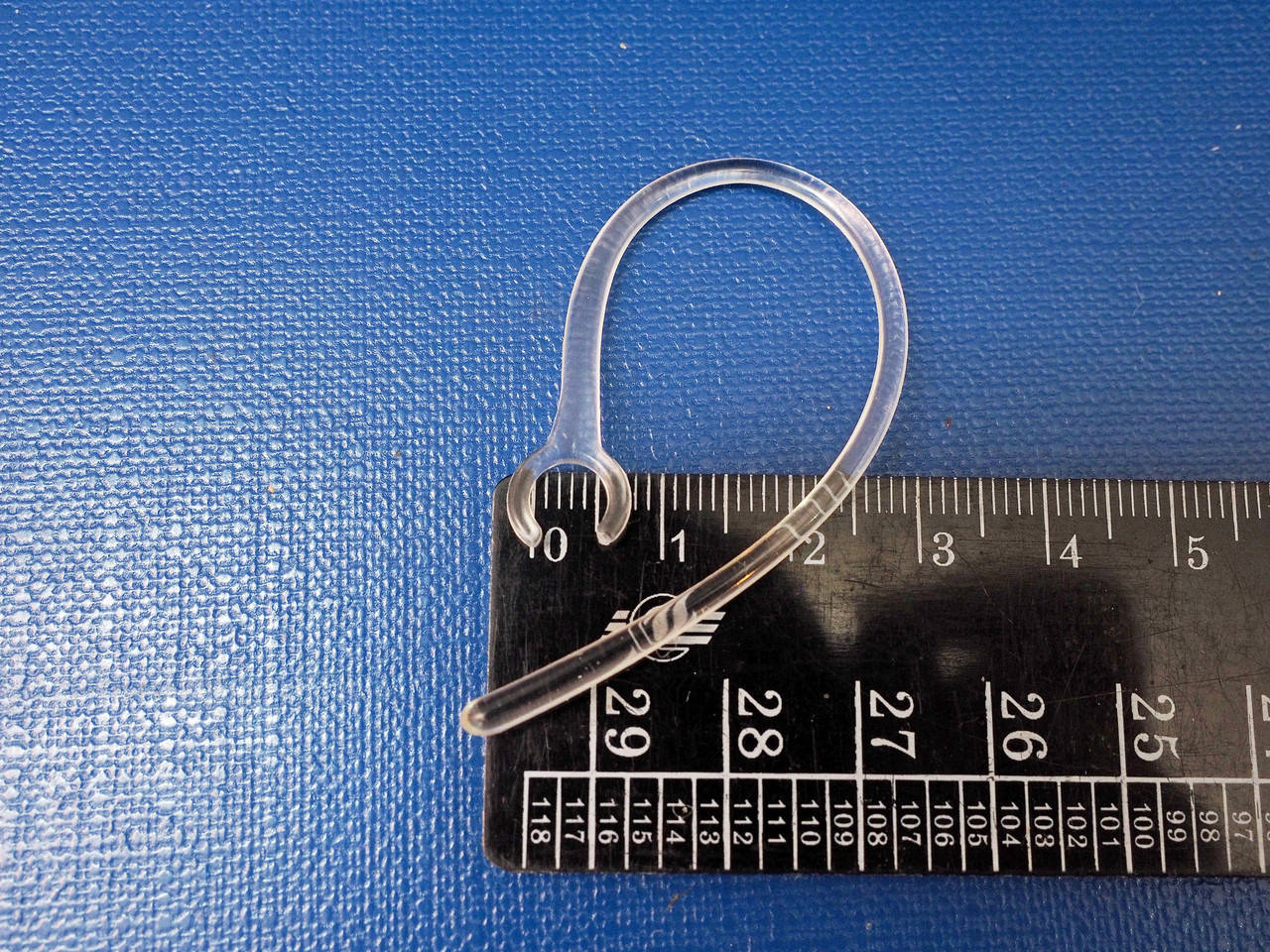 

Дужка заушная для Bluetooth гарнитуры 6 мм (ушко блютуз), крючок для блютуз, заушина, ушной крючок Тип А, прозрачный