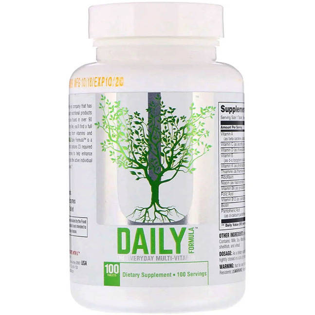

Дейли формула Universal Nutrition Daily Formula 100 таблеток