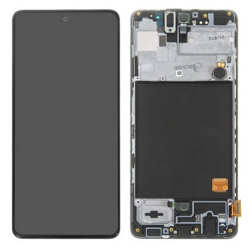 

Дисплей модуль Samsung A51 (2020) A515 в сборе с сенсором и рамкой Черный AMOLED