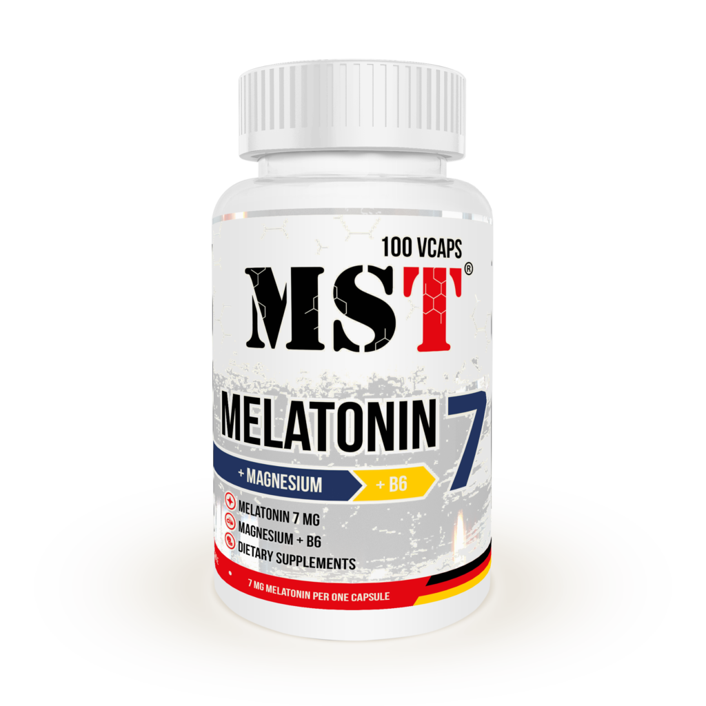 

Мелатонин 7 + Магний Б6 100 капсул MST® MELATONIN 7 + MAGNESIUM B6 |