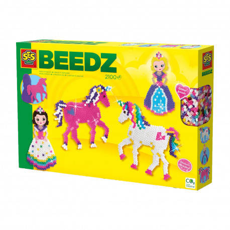 

Набор для термомозаики «Единороги и принцессы» SES Creative, Разные цвета