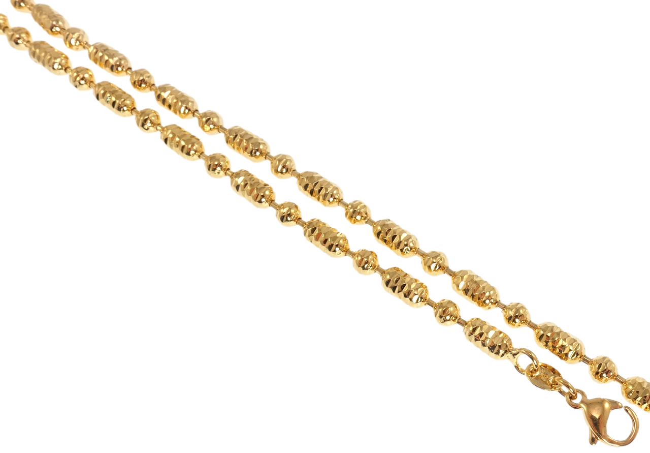 

Цепочка ХР Позолота 18К "Плетение Декоративная Перлина" длина 50см х 3мм