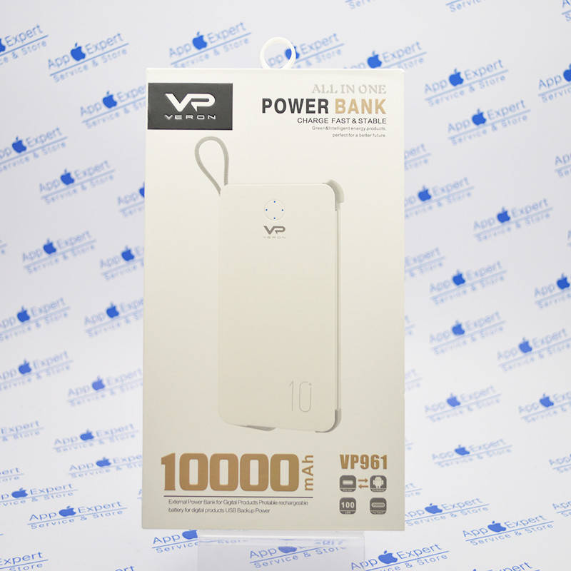 

Внешний аккумулятор PowerBank Veron VR961 10000 mAh White
