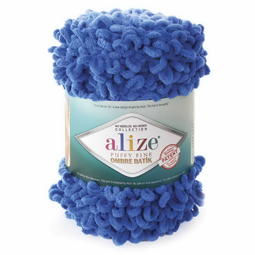 

7280 Пряжа Alize Puffy Fine Ombre Batik