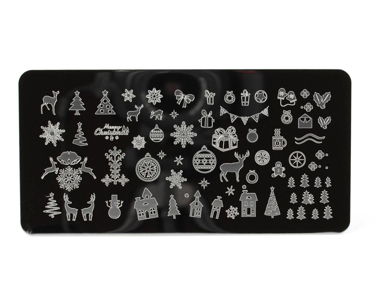 

Пластина для стемпинга Merry Christmas 8