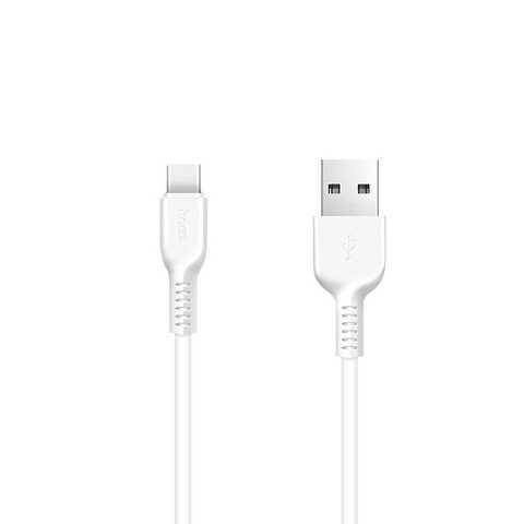 

Кабель USB Hoco X13 Easy Charged Type-C White 1m
