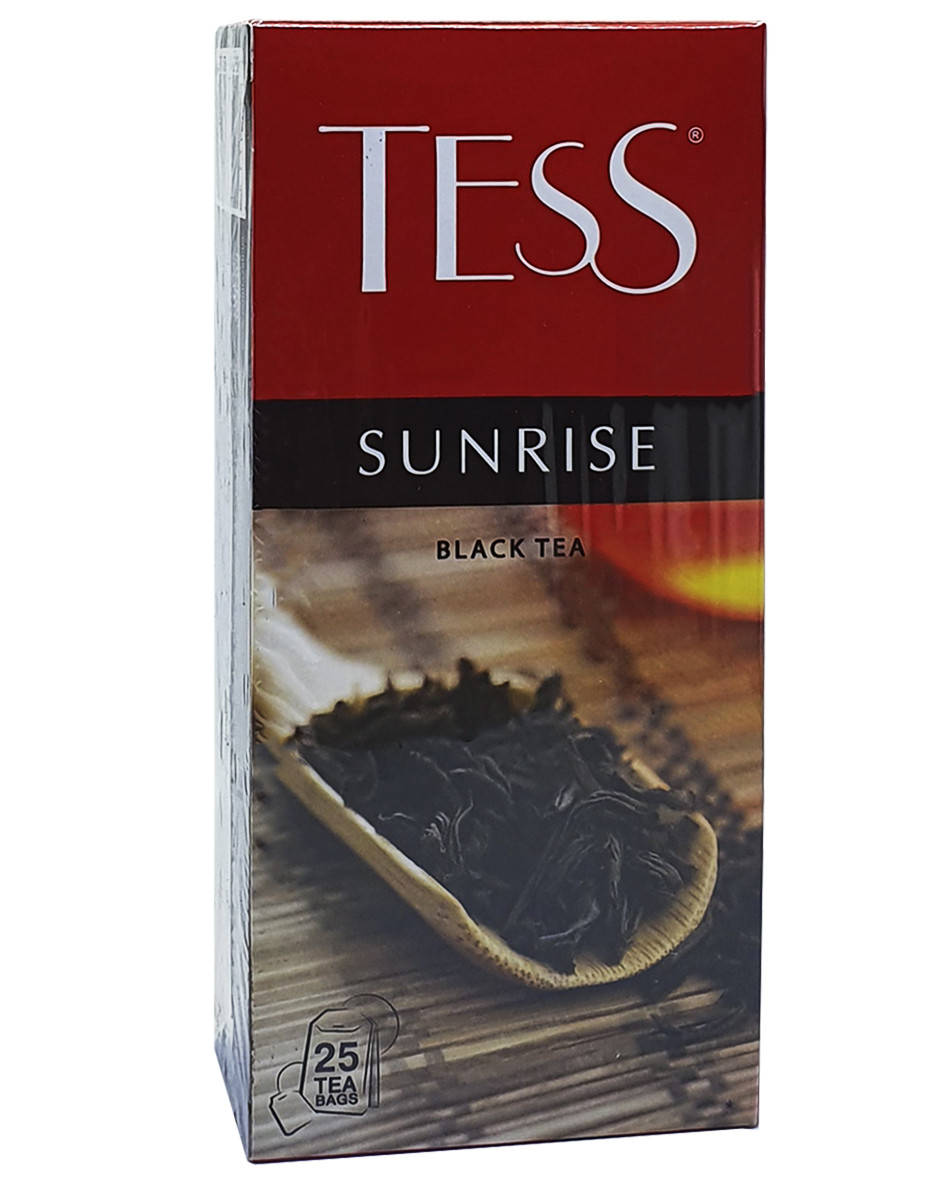 

Чай чорний в пакетиках Tess Sunrise 25 х 1,8 г (727)