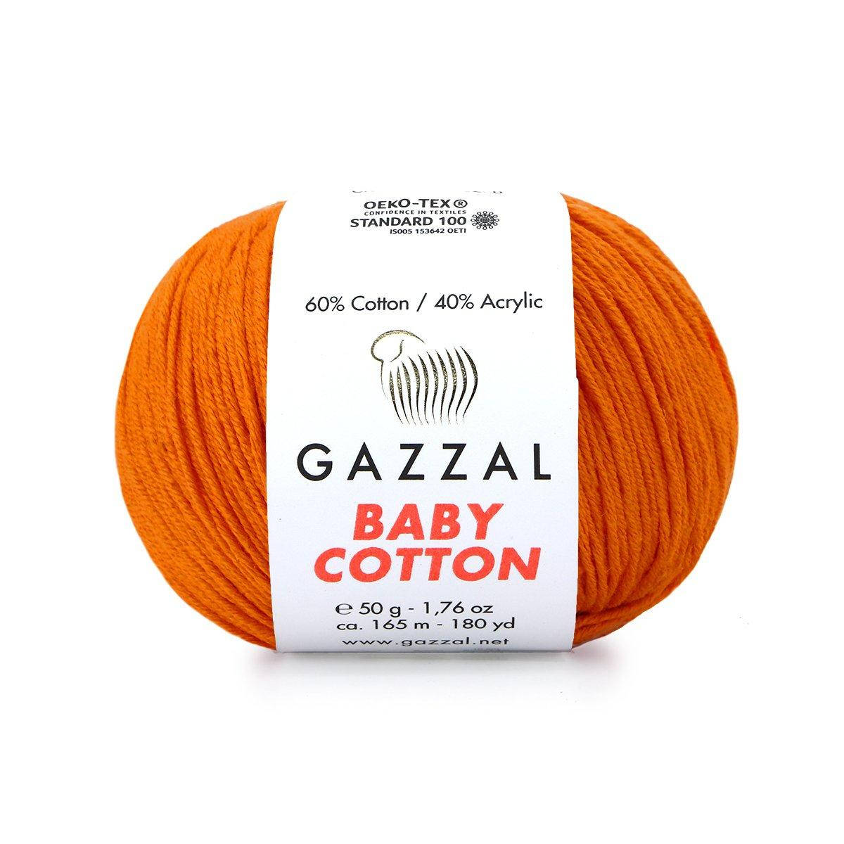 

Gazzal Baby Cotton № 3419 апельсин