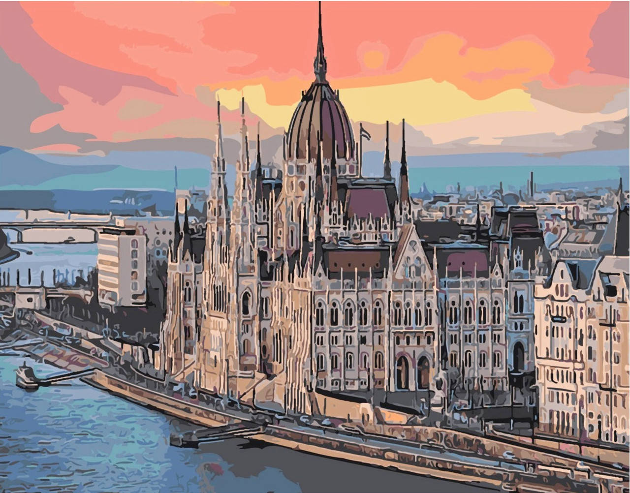 

Картина по номерам Красота Венгрии, 40х50 (SY6528)