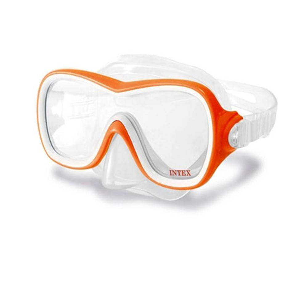 

Маска для плавания Intex 55978, размер M, (8+), обхват головы ≈ 50-56 см, оранжевая ОРИГИНАЛ - 100%