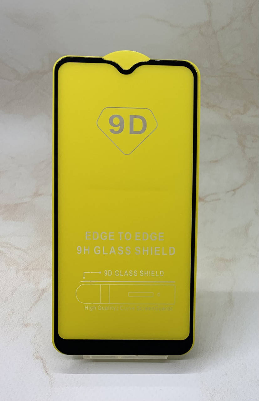 

Защитное стекло Samsung A01 2020 (A015F) полное покрытие Full Glue полный клей, Черный