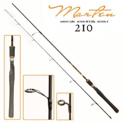 

Спиннинговое удилище для хищника Marten 2.1м (5-20гр)
