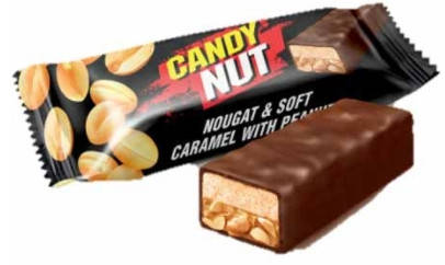 

Шоколадные конфеты Roshen Candy Nut с нугой и карамелью 250 грамм