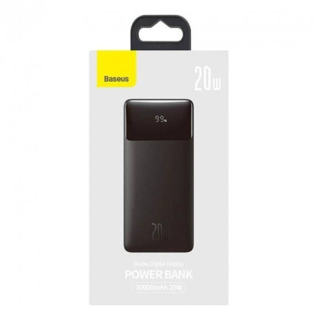 

Power Bank, павербанк Baseus QC+PD3.0 20W 30000mAh 2USB+Type-C Original 100%