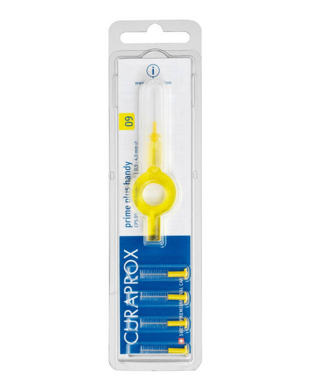 

Набор межзубных ершиков Curaprox CPS 109 Prime plus handy d 0,9 мм, Хаки