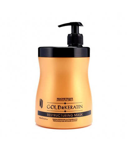 

Маска восстанавливающая для волос Magnetique Gold & Keratin Oil Restructuring Mask 1000 мл (8865Gu)