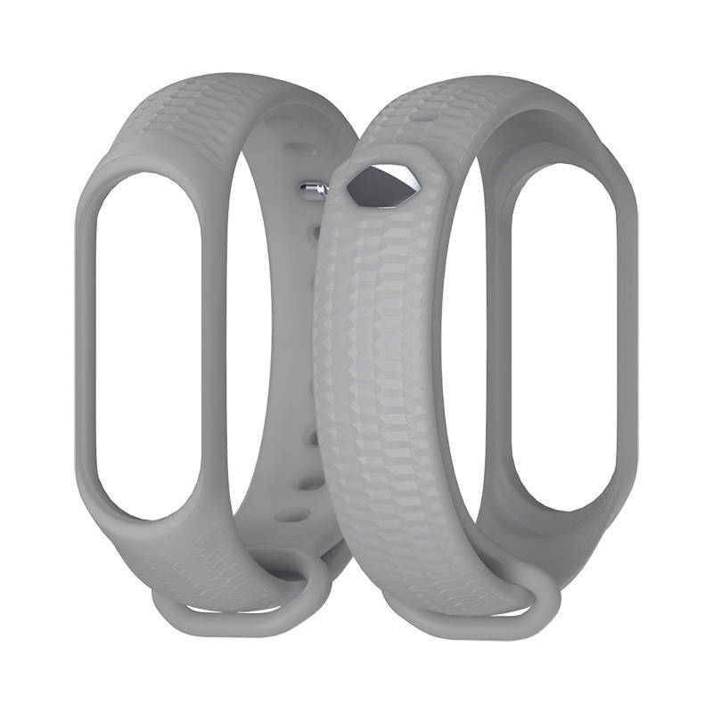 

Силіконовий ремінець MiJobs для Xiaomi Mi Band 3 / 4. Оригінал. Подарунок! Сірий