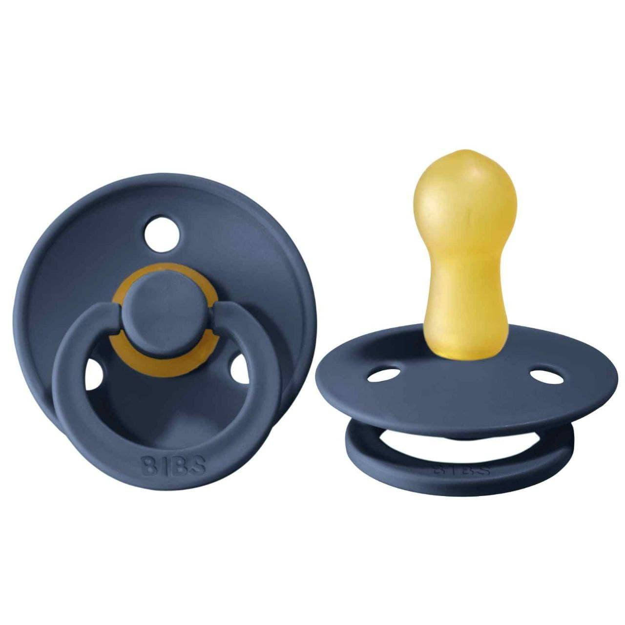 

Пустышка BIBS COLOUR Steel Blue 0-6 мес., Синий