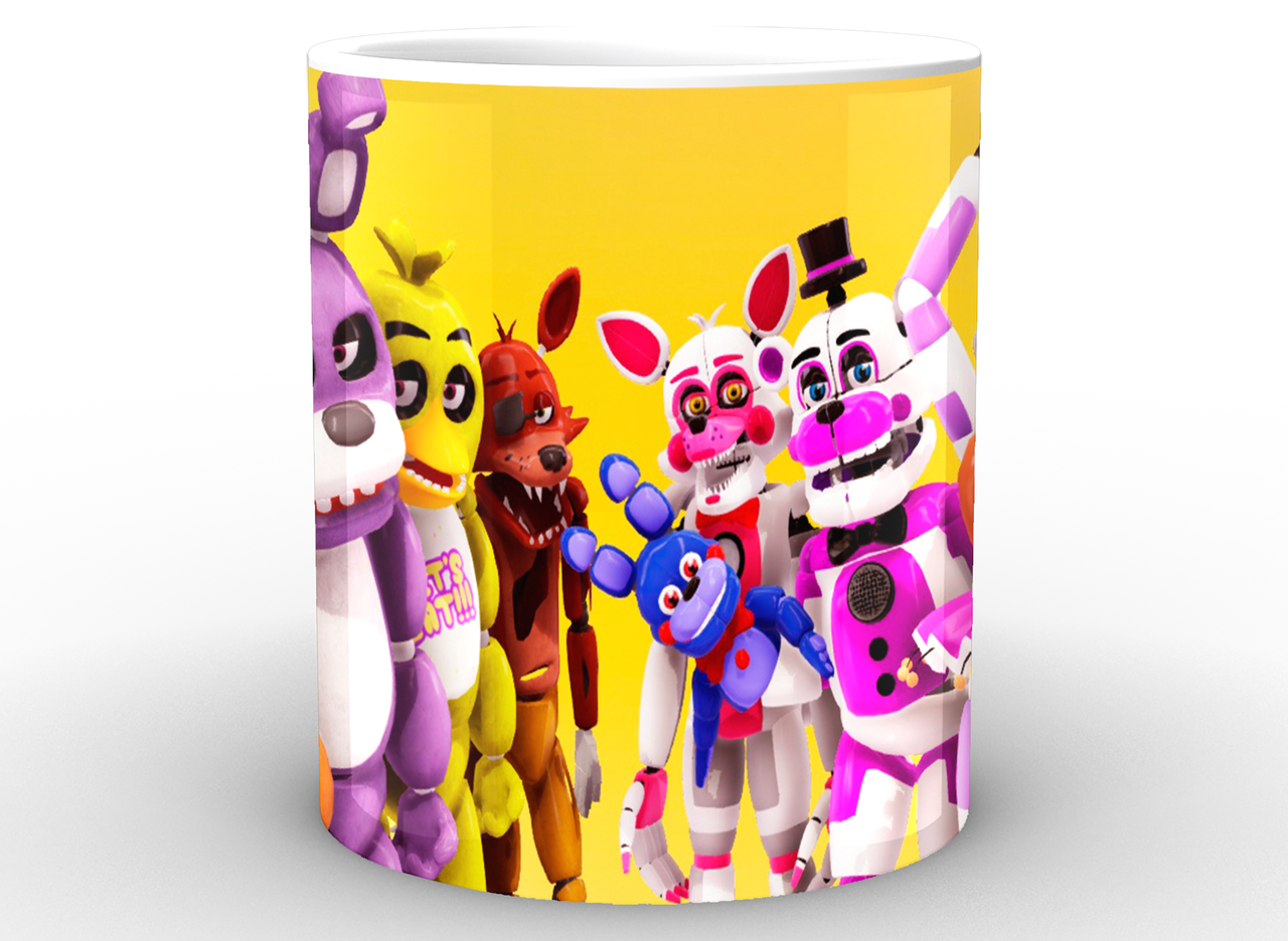 

Кружка чашка Five Nights At Freddys Пять ночей с Фредди постер FN.02.059, Разные цвета