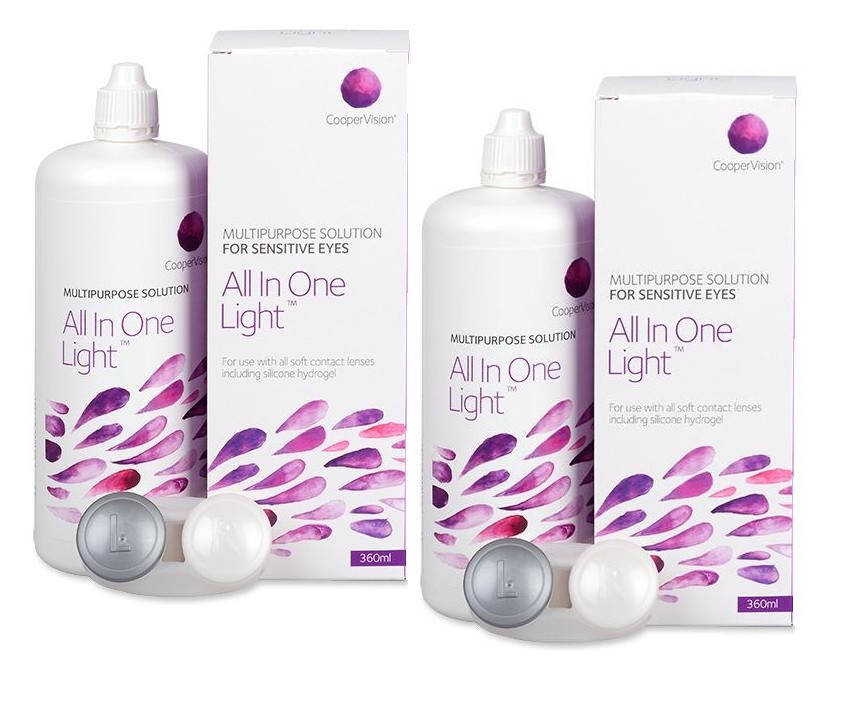 

Раствор для чувствительных глаз All in One Light 360 + 360 мл