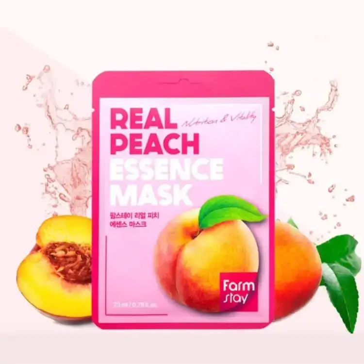 

Тканинна маска з персиком FARMSTAY Real Peach Essence Mask