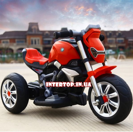 

Электромотоцикл детский Bambi, M 3639-3 красный