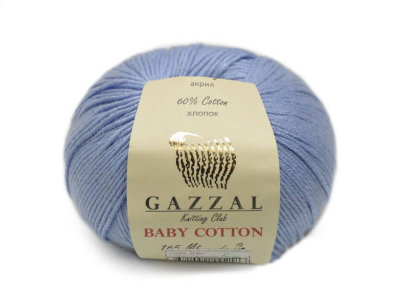 

Gazzal Baby Cotton, перванш №3423, Голубой