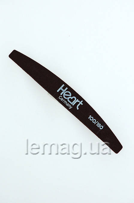 

HEART Пилка для ногтей Half TITAN BROWN 100/180, 1 шт.