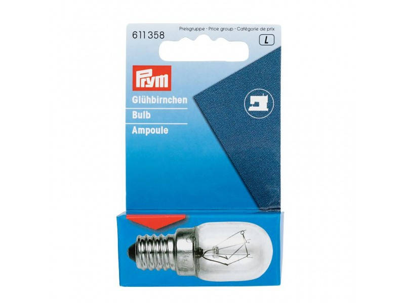 

Лампочка винтовая для швейной машины PRYM 611358