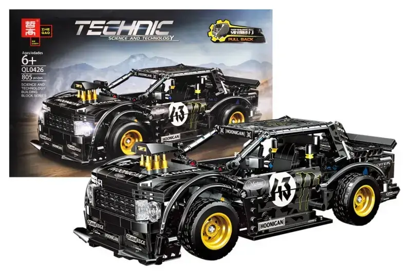 

Конструктор "TECHNIC" "Форд мустанг" Ford Mustang 805 дет. QL0426 р.46,8*31,3*9,5см