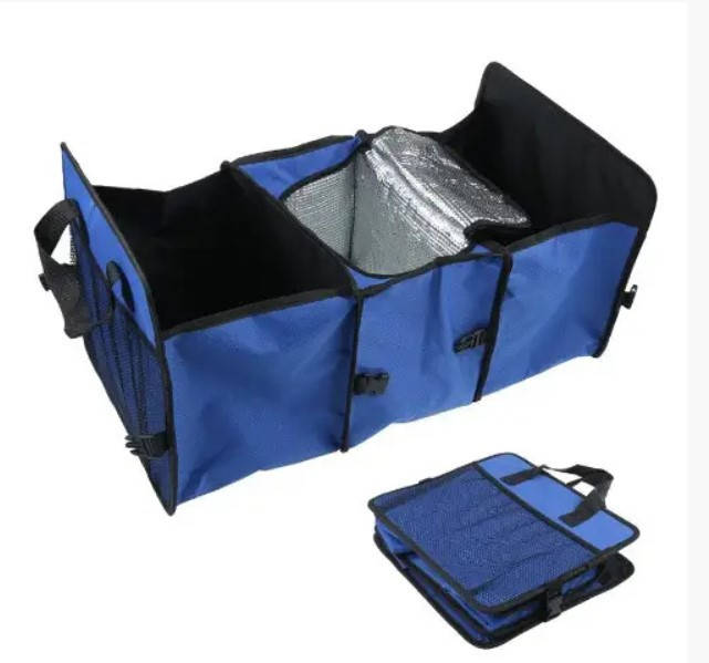 

Органайзер - холодильник в багажник автомобиля TRUNK ORGANIZER & COOLER синий