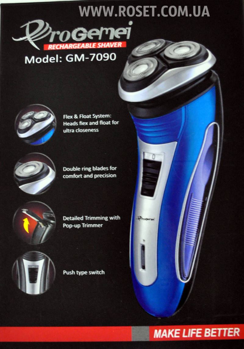 

Электрическая бритва Progemei GM-7090