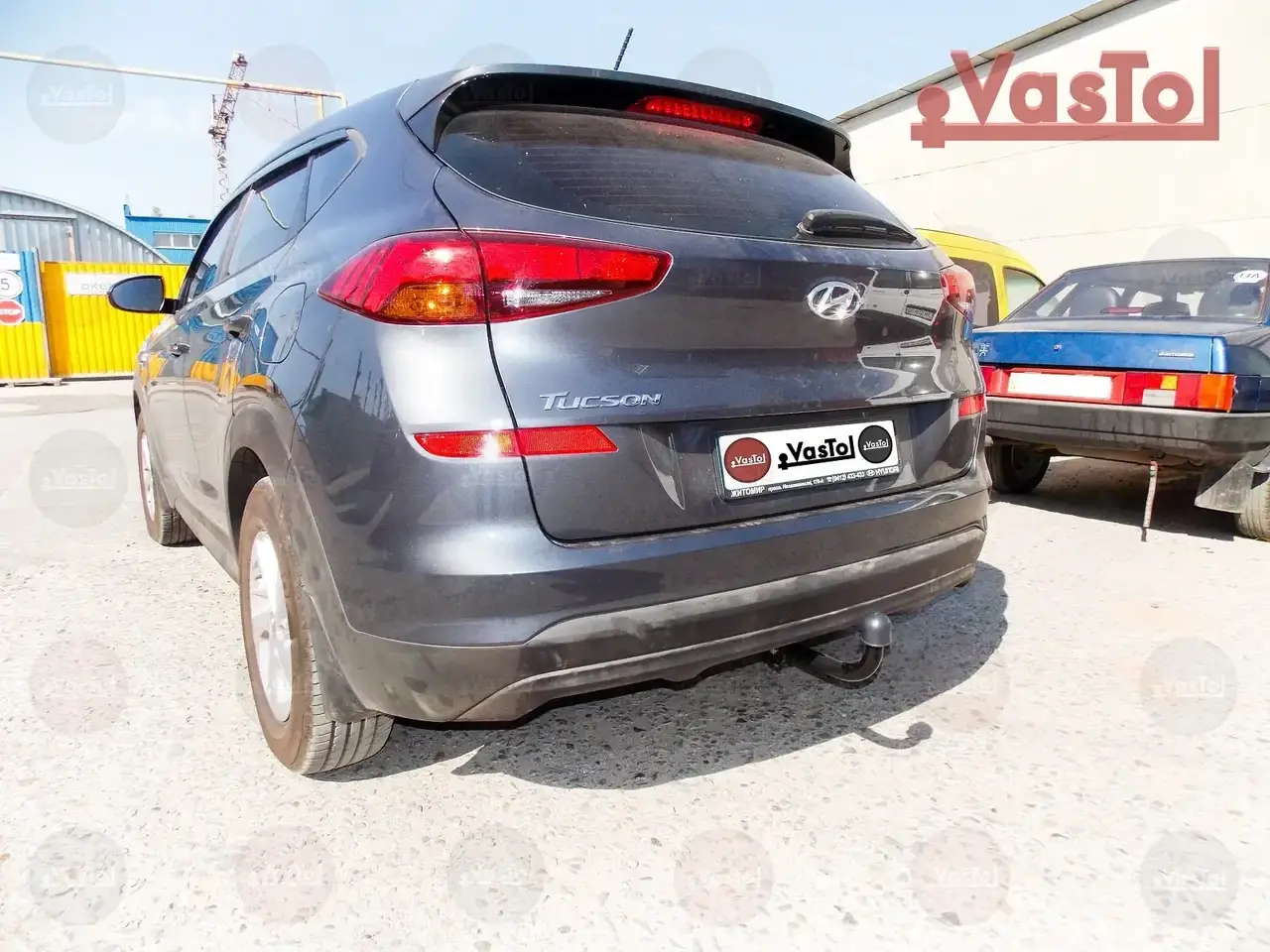 

Съемный фаркоп на Hyundai Tucson III 2018-2021 без подрезки бампера