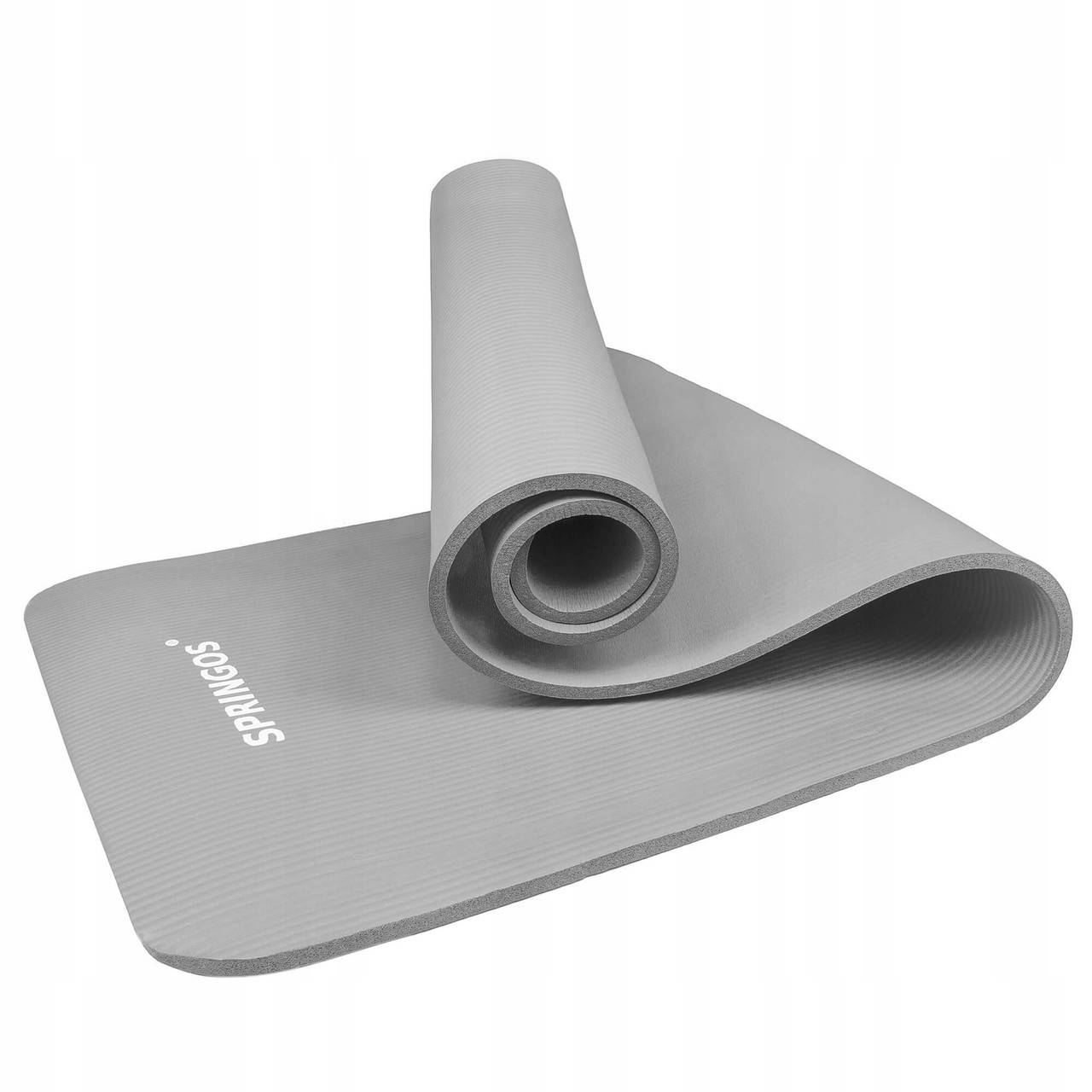 

Коврик (мат) для йоги и фитнеса Springos NBR 1 см YG0032 Grey