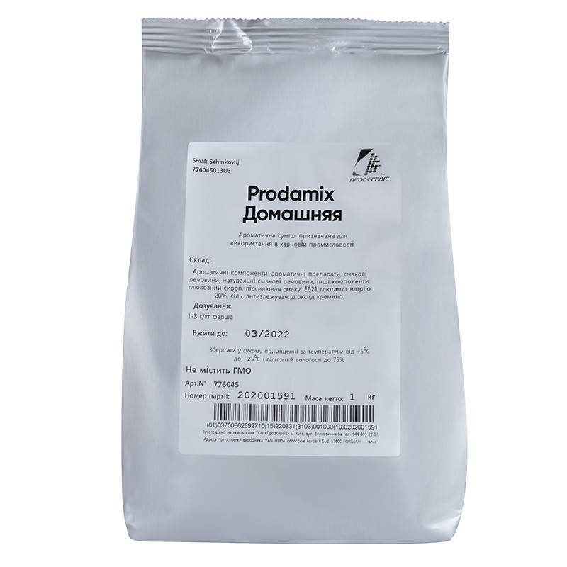 

Специя для П/К и В/К колбас ДОМАШНЯЯ Prodamix, Van Hees, Франция, 1 кг