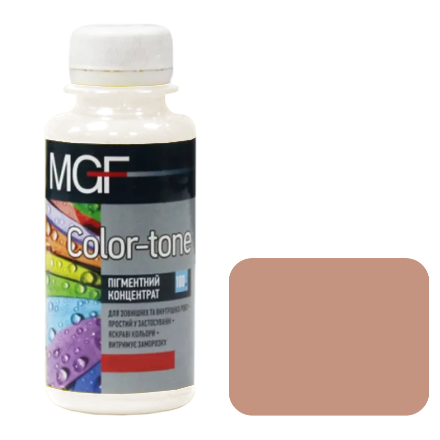 

Пигментный концентрат, краситель MGF Color Tone (100 мл) шоколад №22