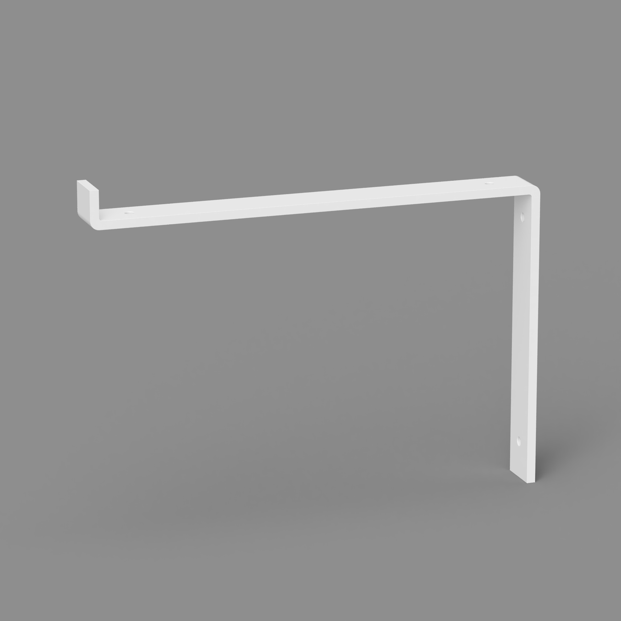 

Кронштейн для полки из металла 306×30mm, H=225mm Белый