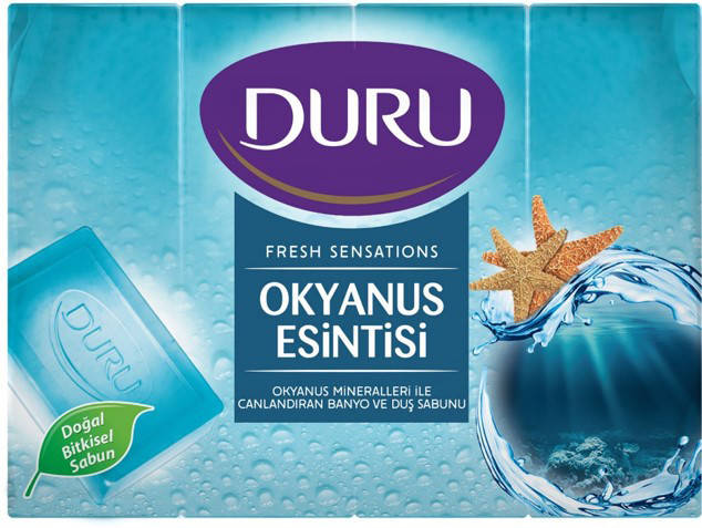 

Мило для душу Duru Fresh Sensation 4*150г Океанський бриз