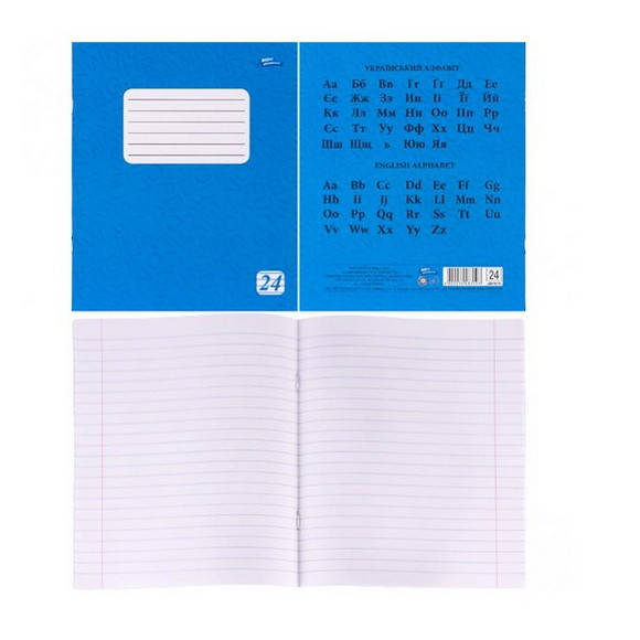 

Тетрадь ученическая "Дельта Мрія" в линию, 24 листа, фоновая