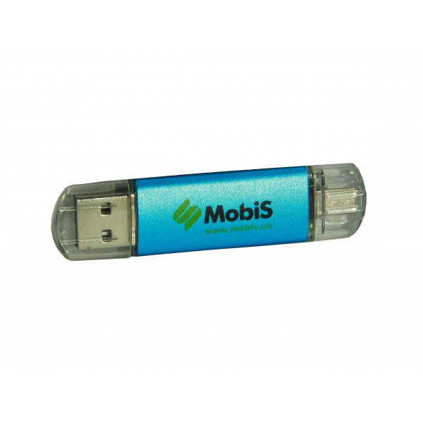 

USB Флеш-память Mobis AF046 otg 16GB Blue (Код: 9002947), Синий