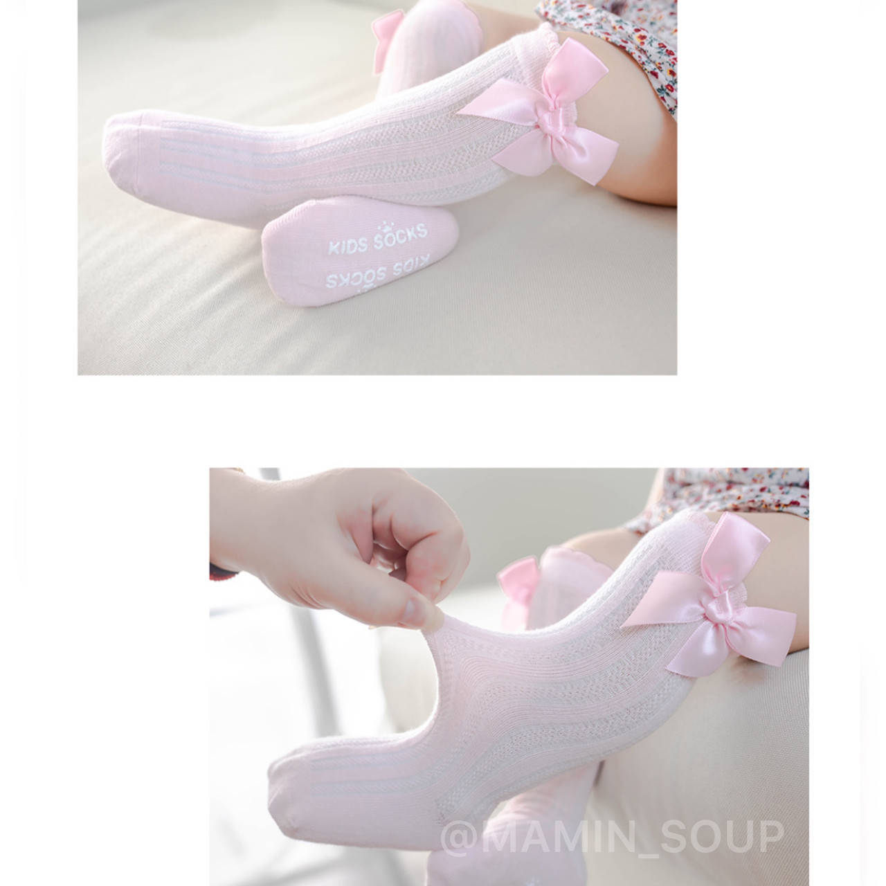 

Детский розовые гольфы с бантиками 2-4 года, Розовый