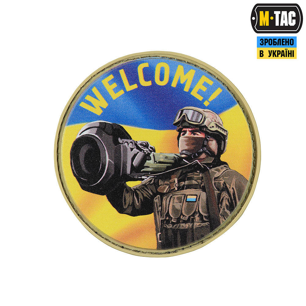 

Нашивка М-Тас NLAW says Welcome PVC