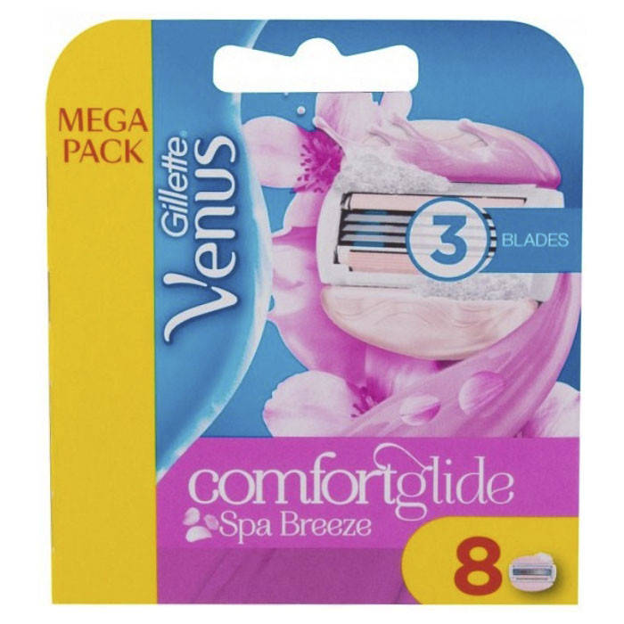 

Сменные кассеты для бритья Venus Comfortglide Spa Bresse 8 шт