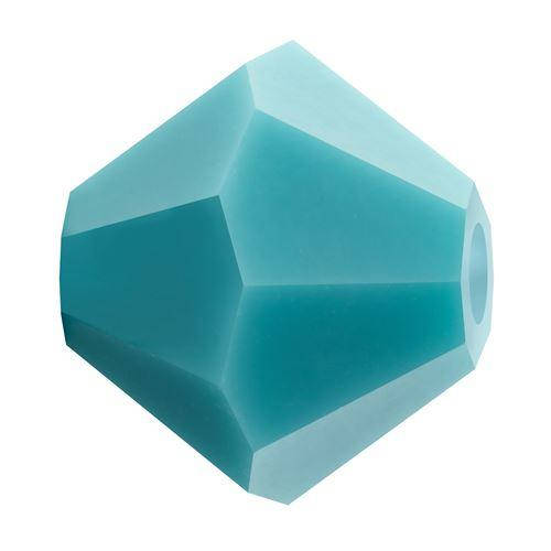 

Хрустальные биконусы Preciosa (Чехия) 4 мм Turquoise, Голубой