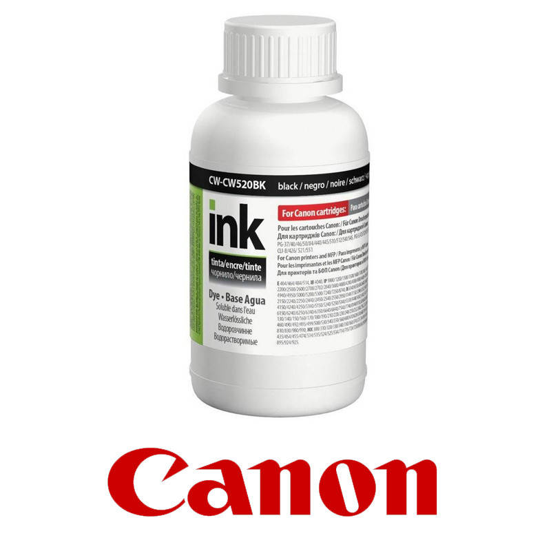 

Чернила Canon iP 1800/1900, MP 180/230/240 Black, 200 мл, краска для принтера кенон