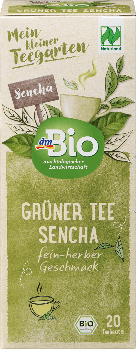 

Органический, зеленый чай dm Bio Naturand, Grüner Tee Sencha, 30 гр