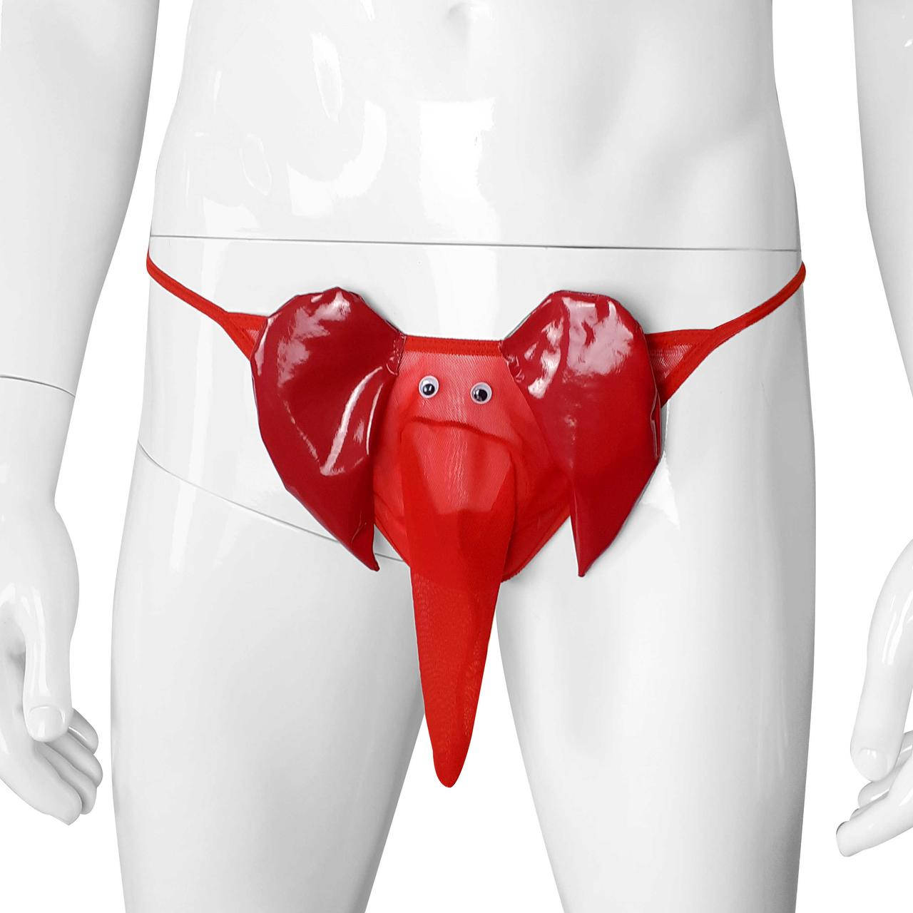 

Сексуальные Мужские трусики Слоник 5XL, Розовый