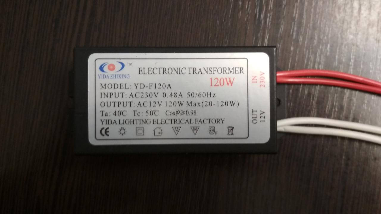 

Трансформатор 120W / 12V
