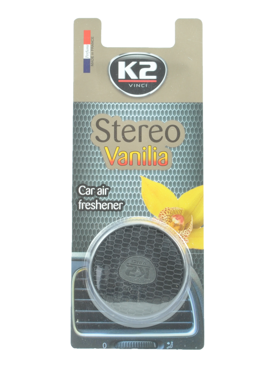 

Ароматизатор на обдув ваниль K2 Stereo (V151)